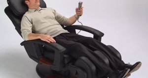 Πολυθρόνα Massage με Υποπόδιο από Δερματίνη 
