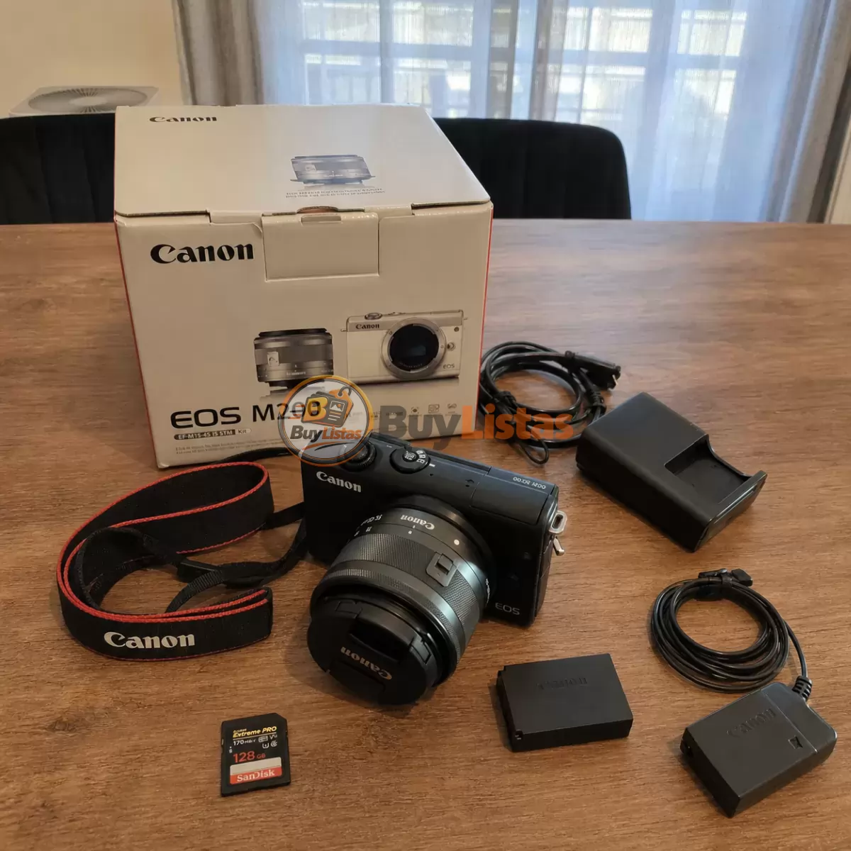 Canon M200 kit + Raleno LED